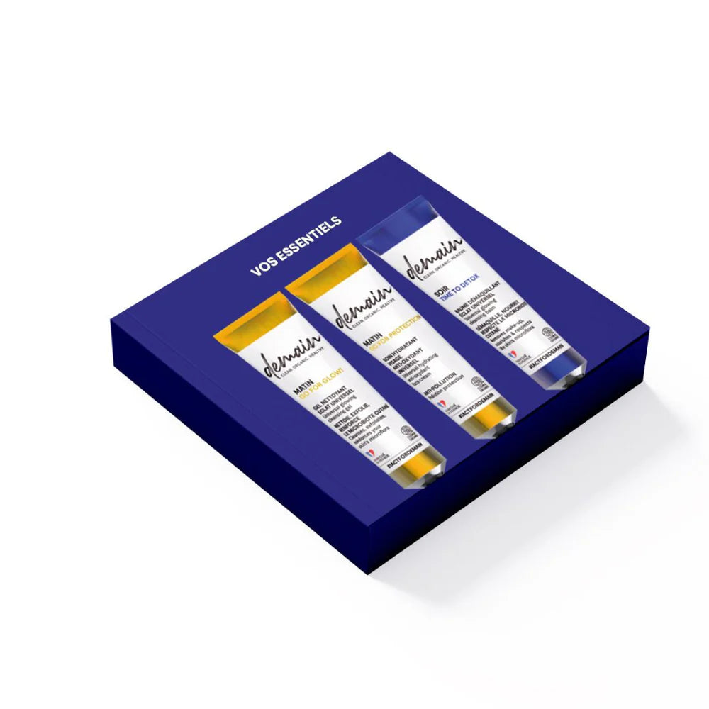 NETTOYANT + HYDRATANT + DÉMAQUILLANT - Coffret vos Essentiels Beauté