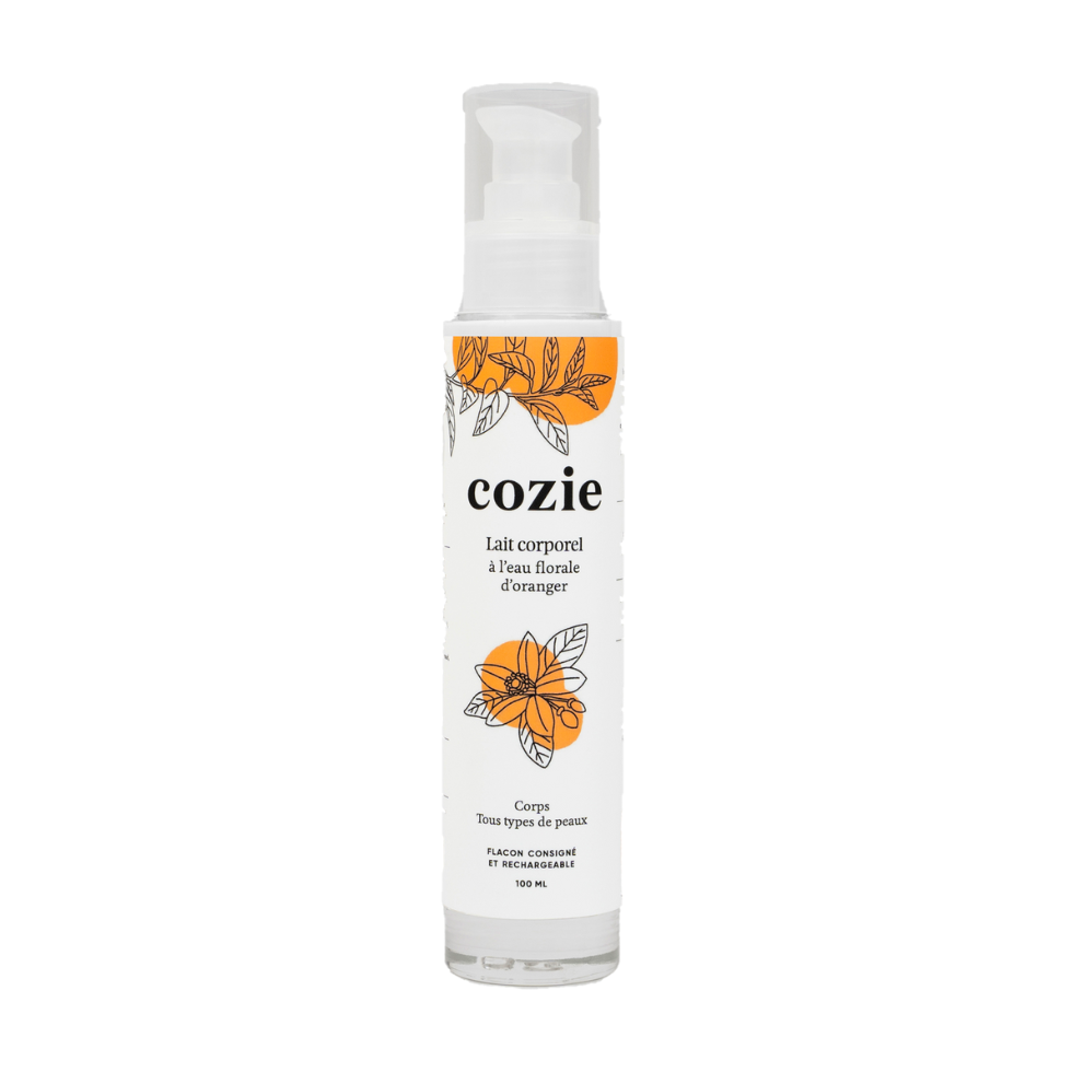 lait corporel fleurs d'oranger Cozie