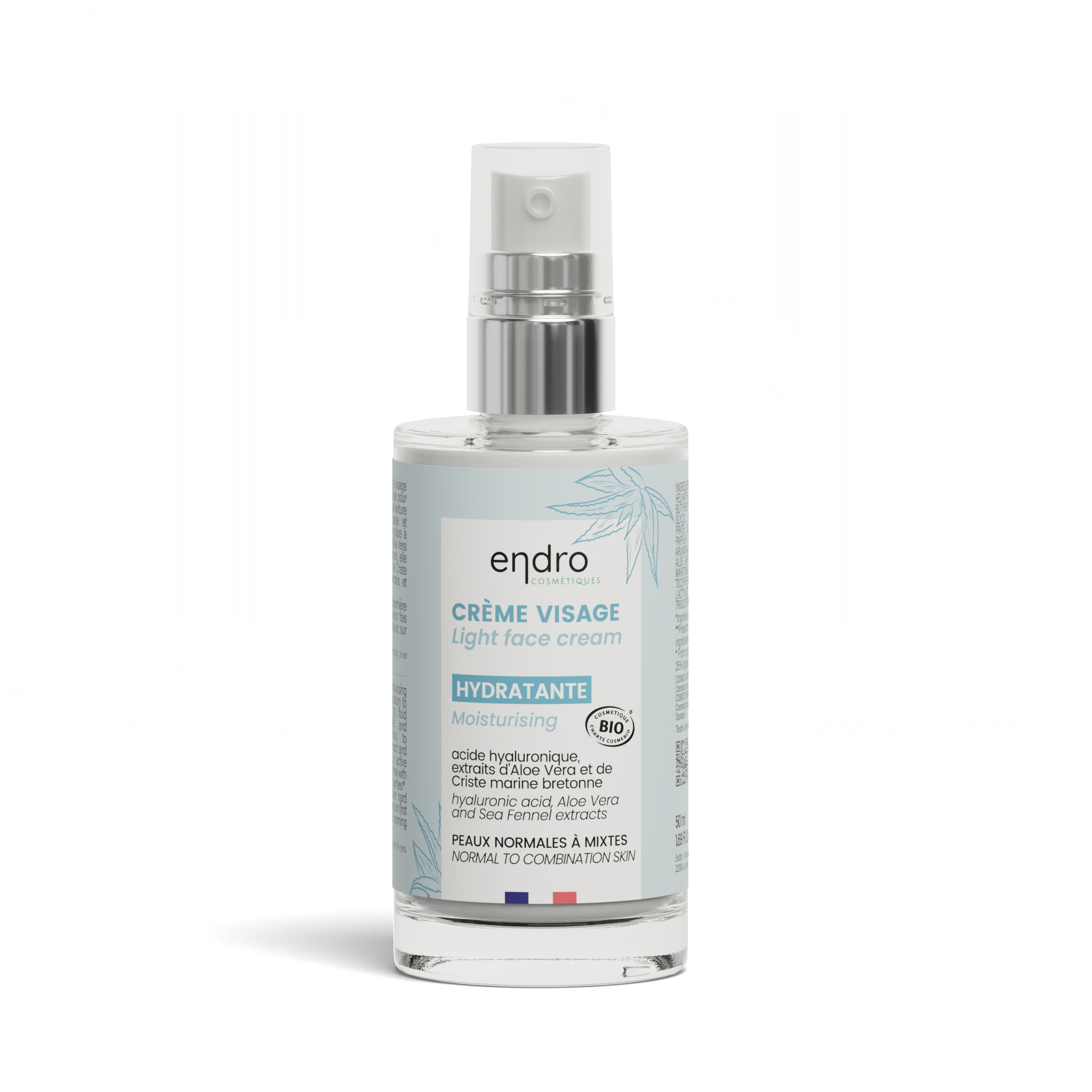 Crème Visage Hydratante à l'Acide Hyaluronique