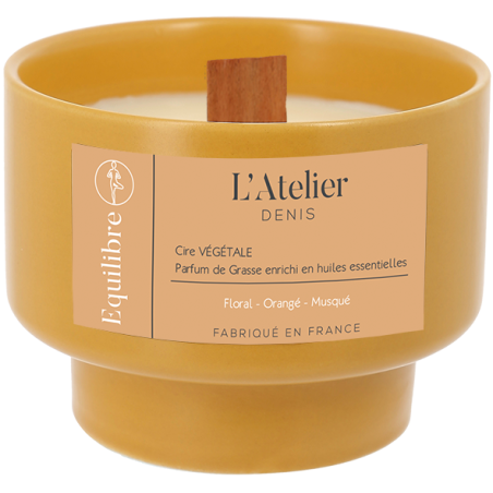 Bougie céramique cire végétale Equilibre