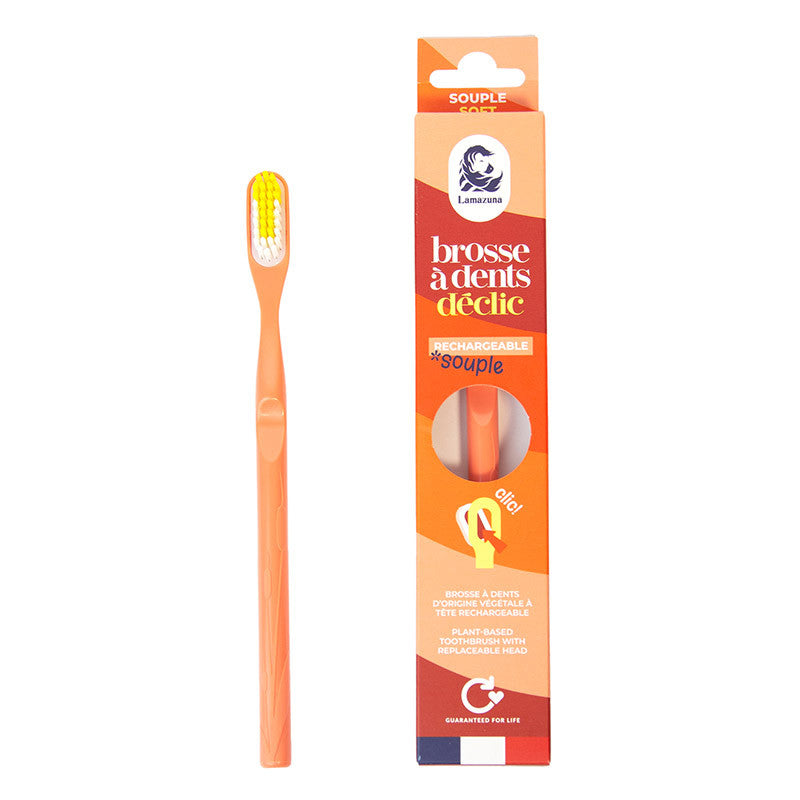 brosse à dents rechargeable lamazuna rouge souple