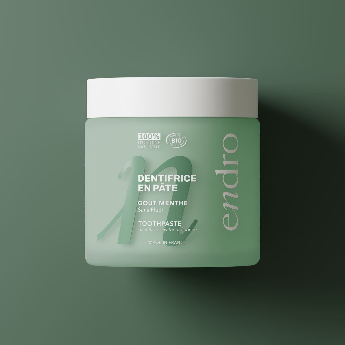 Dentifrice Bio - Menthe par ENDRO – vue complémentaire 2