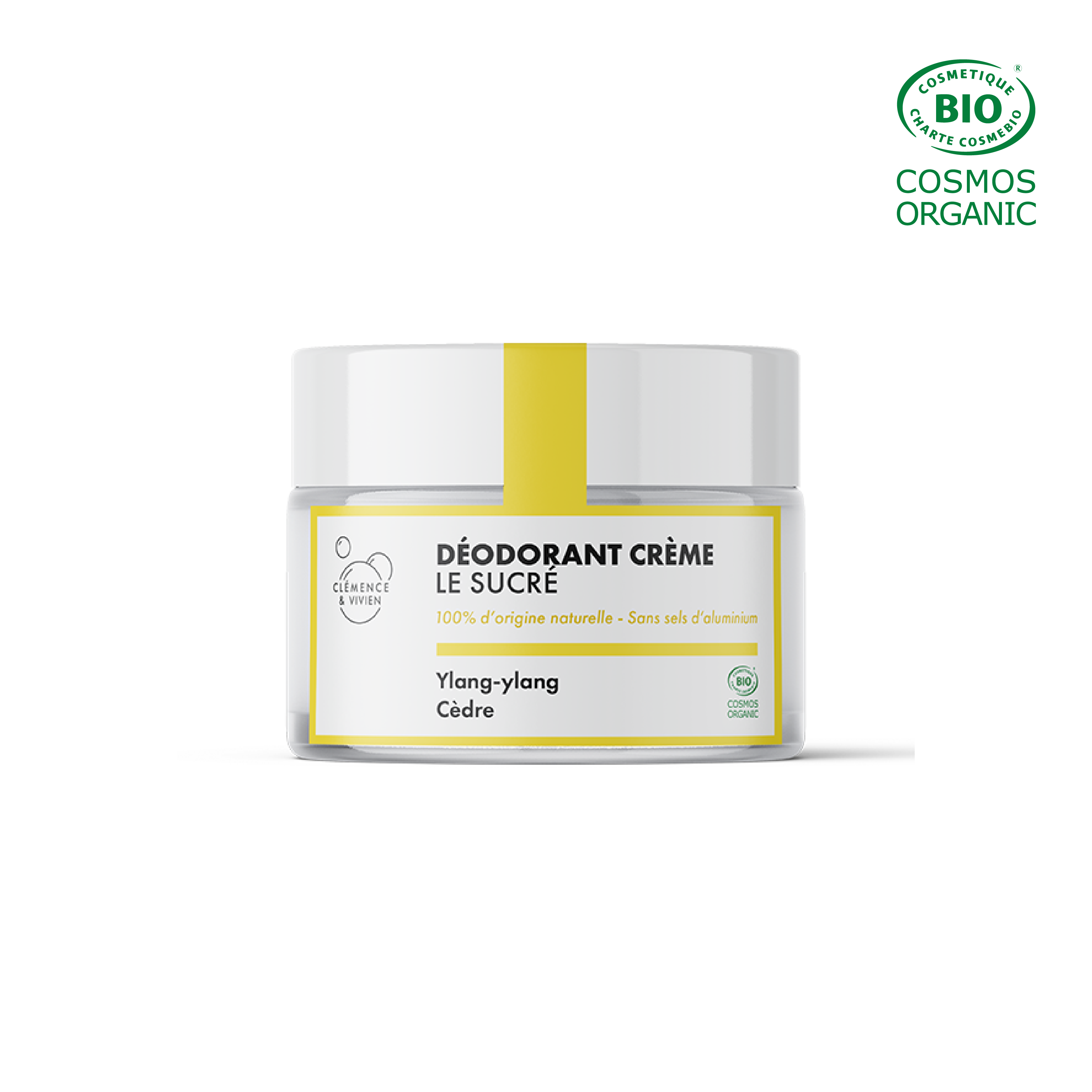 Déodorant Crème - Le Sucré par CLÉMENCE & VIVIEN – vue principale du produit