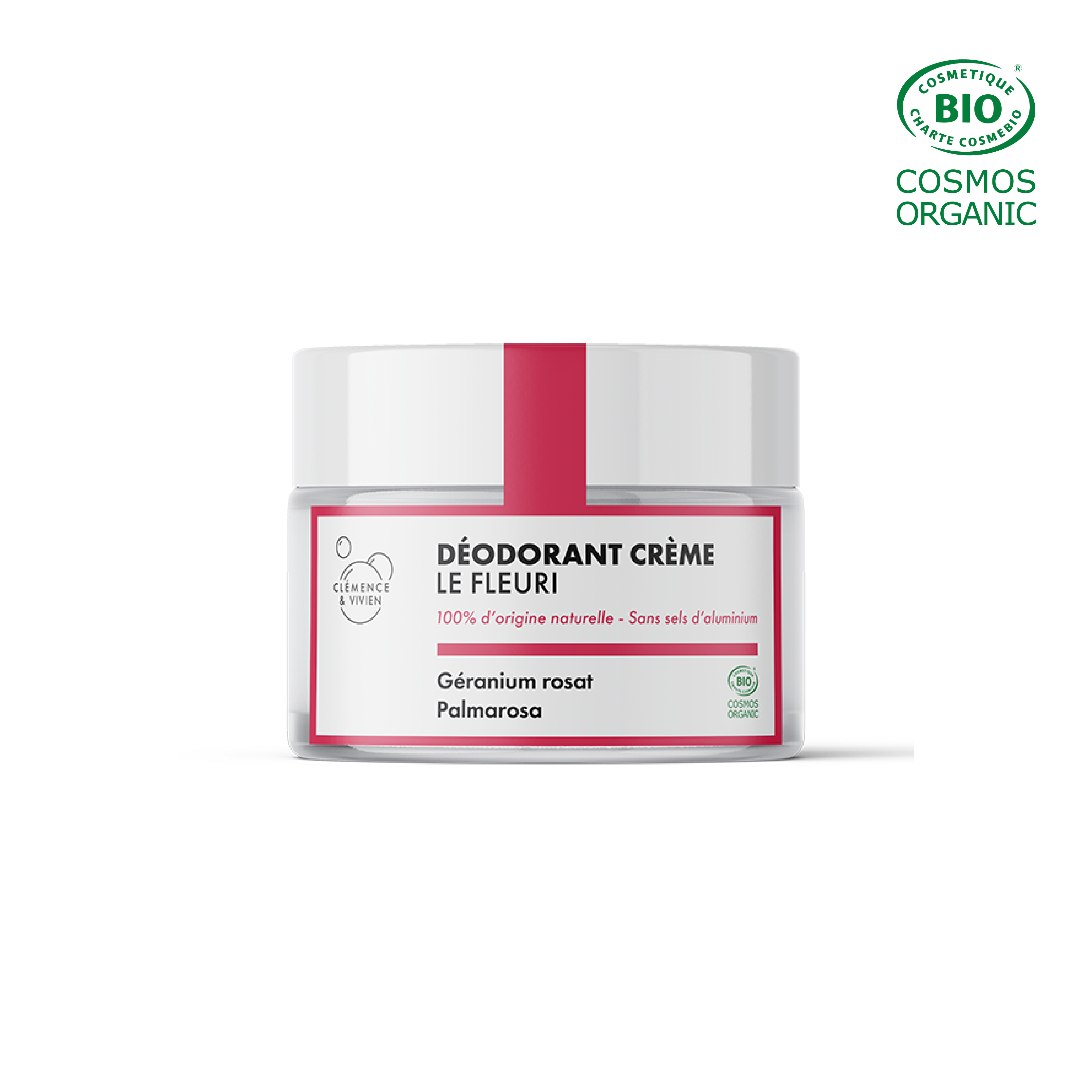 Déodorant Crème - Le Fleuri par CLÉMENCE & VIVIEN – vue principale du produit