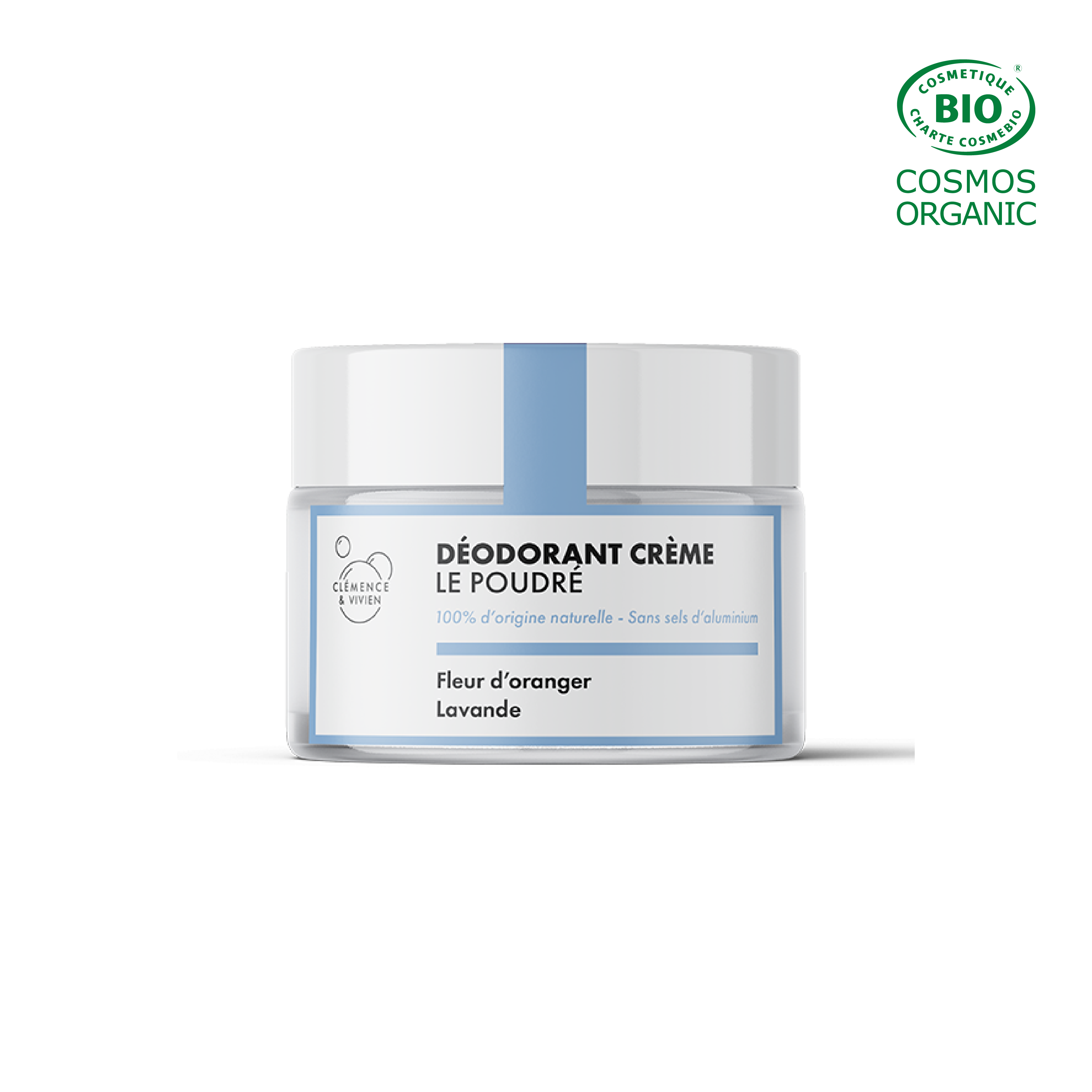 Déodorant Crème - Le Poudré par CLÉMENCE & VIVIEN – vue principale du produit