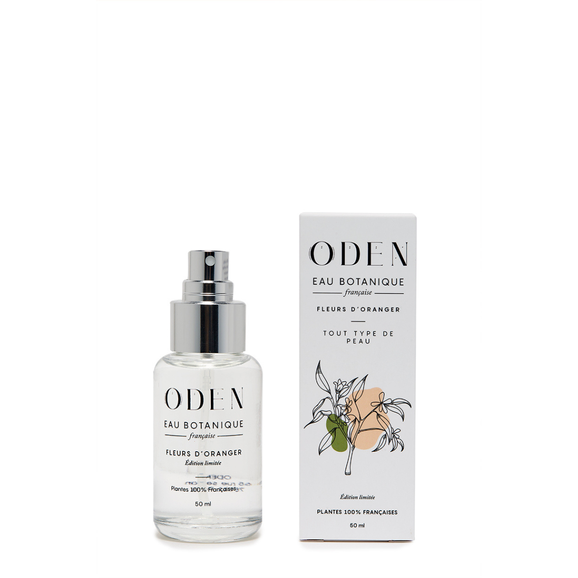 Eau Botanique de Fleur d'Oranger par ODEN – vue principale du produit