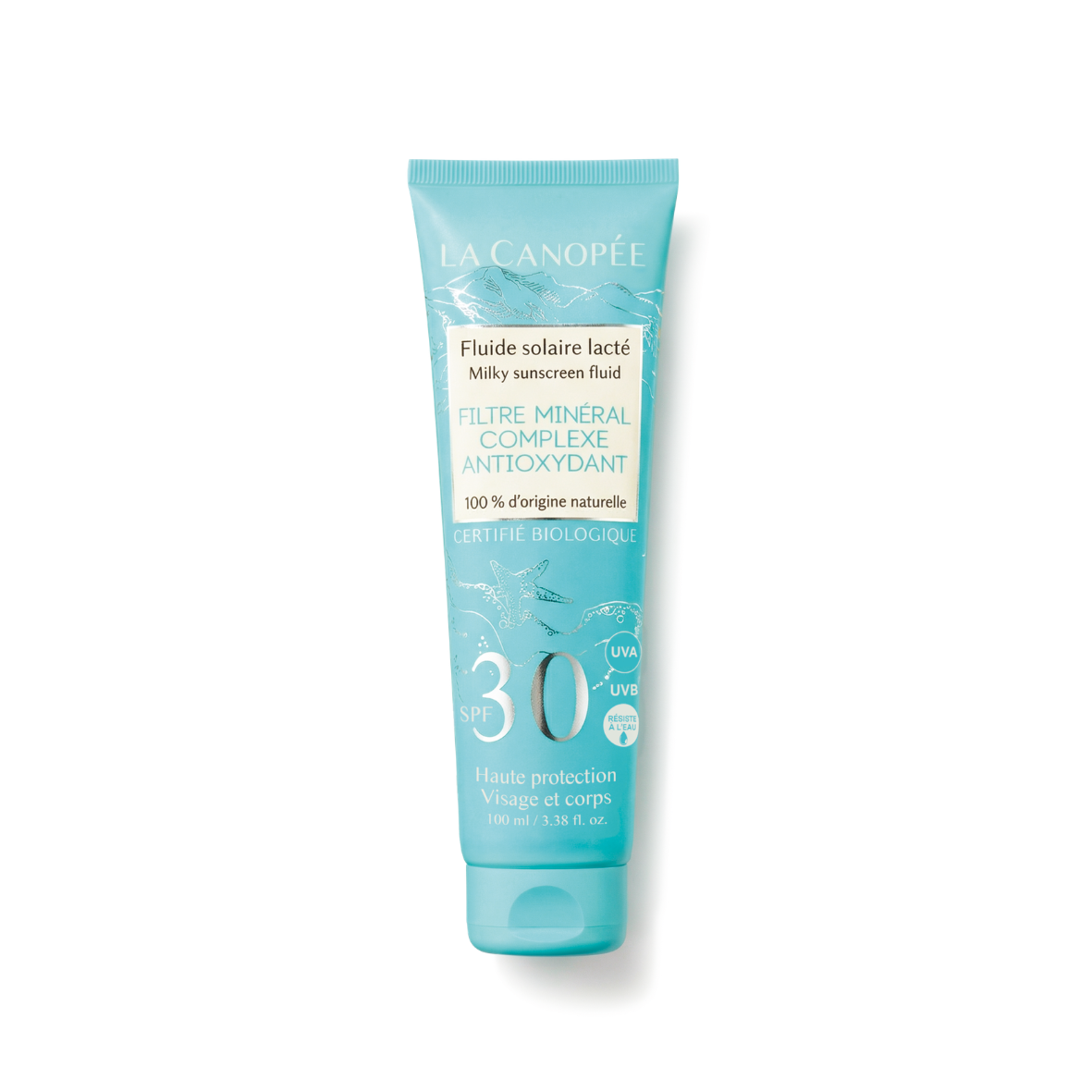 Fluide solaire lacté SPF30 par LA CANOPÉE – vue principale du produit