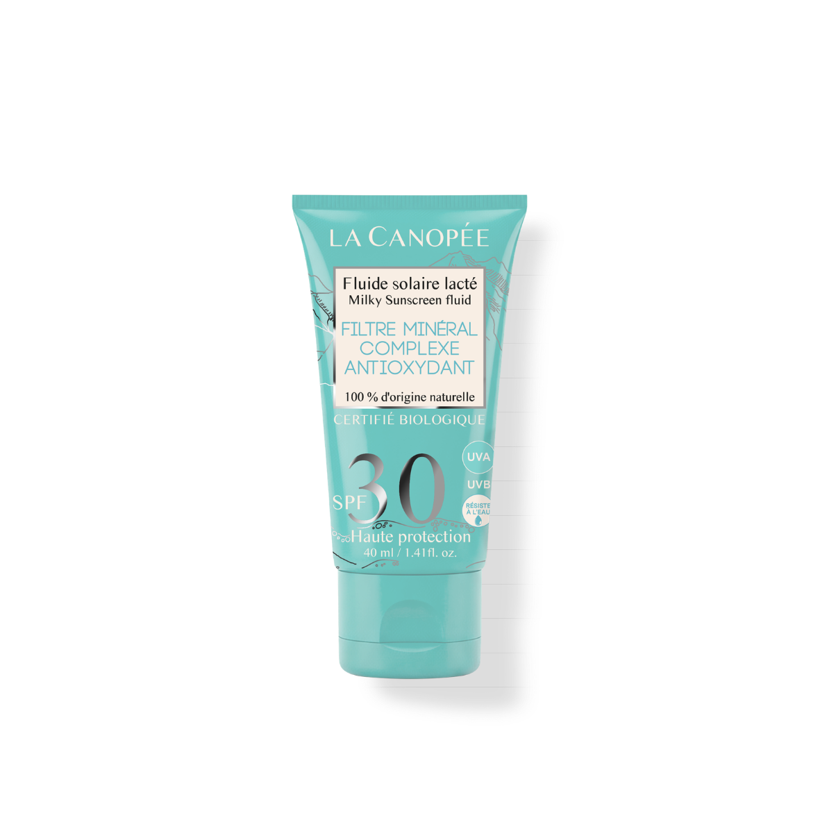 Fluide solaire lacté SPF30 par LA CANOPÉE – vue complémentaire 2