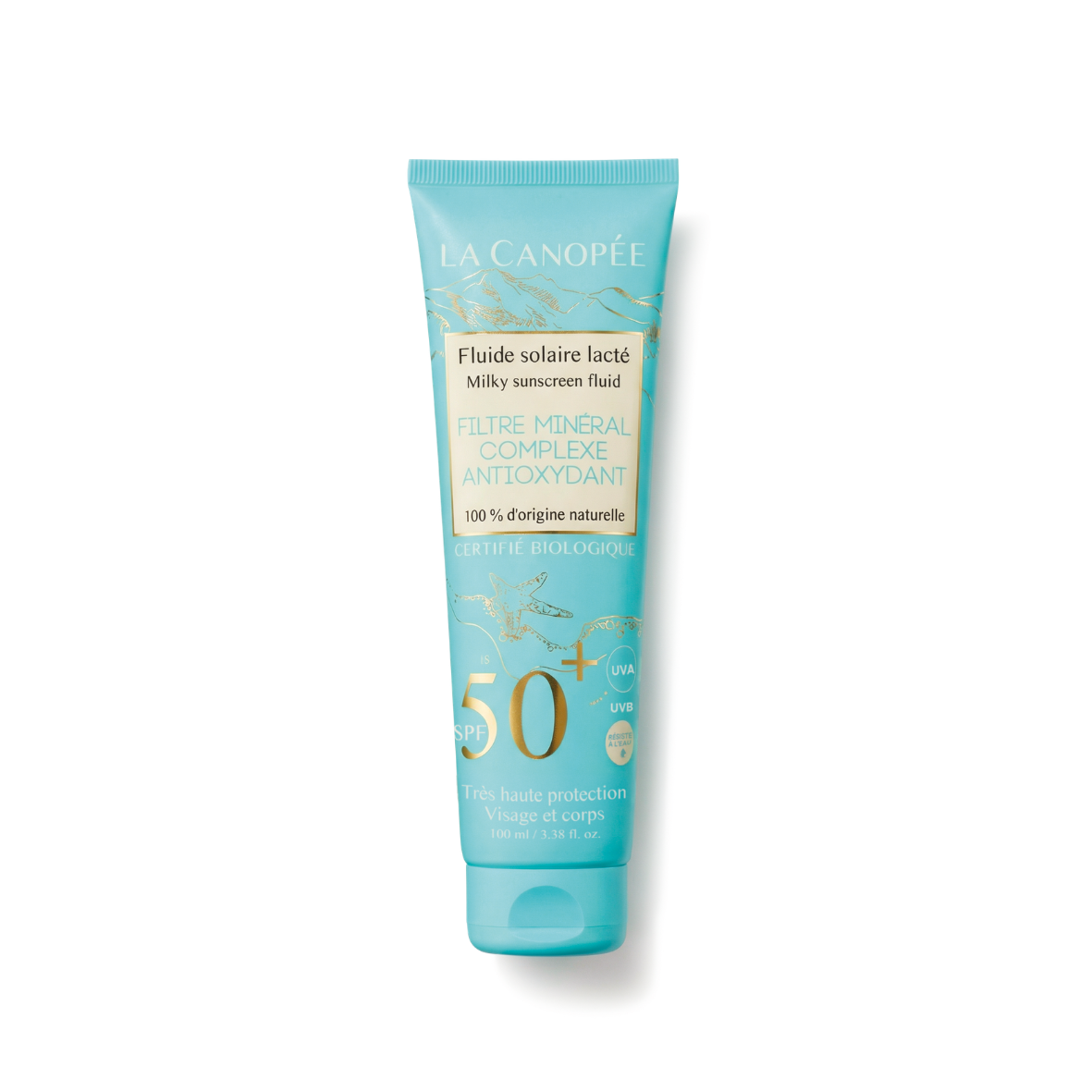 Fluide solaire lacté SPF50+