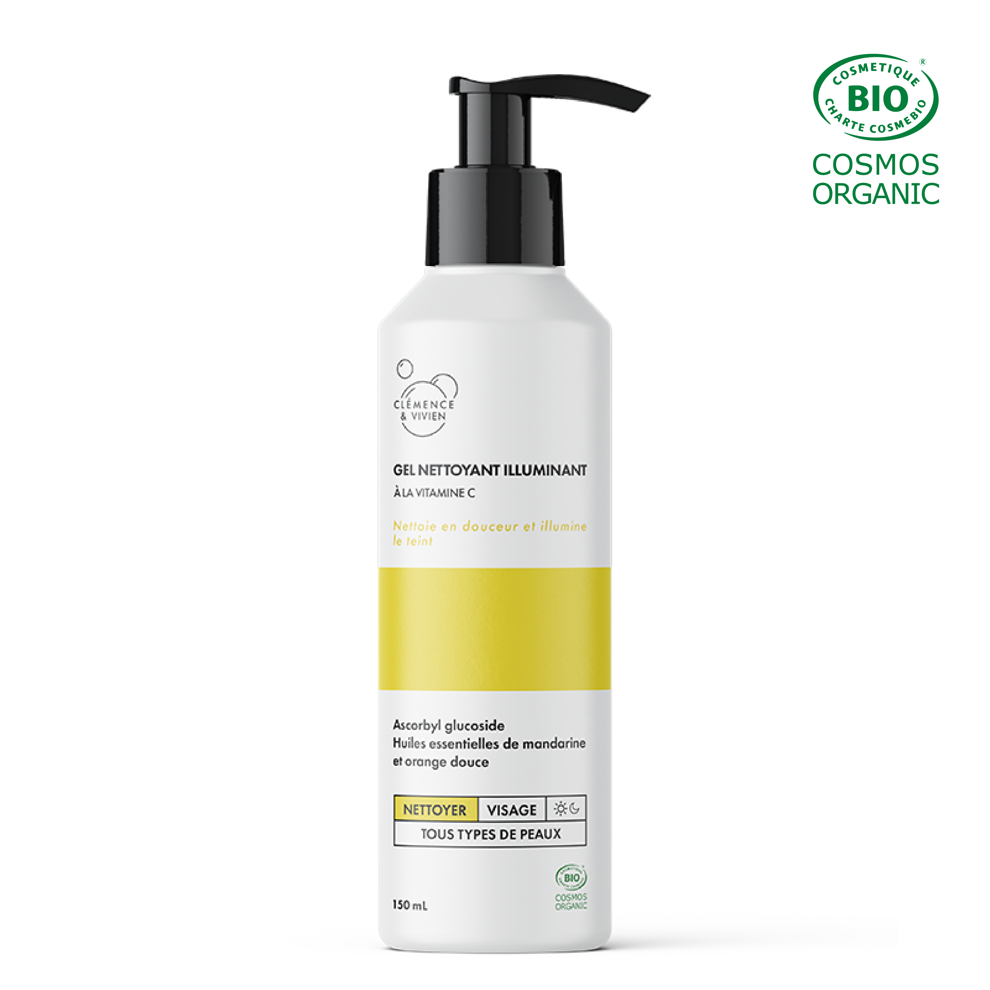 Gel Nettoyant Illuminant par CLÉMENCE & VIVIEN – vue principale du produit