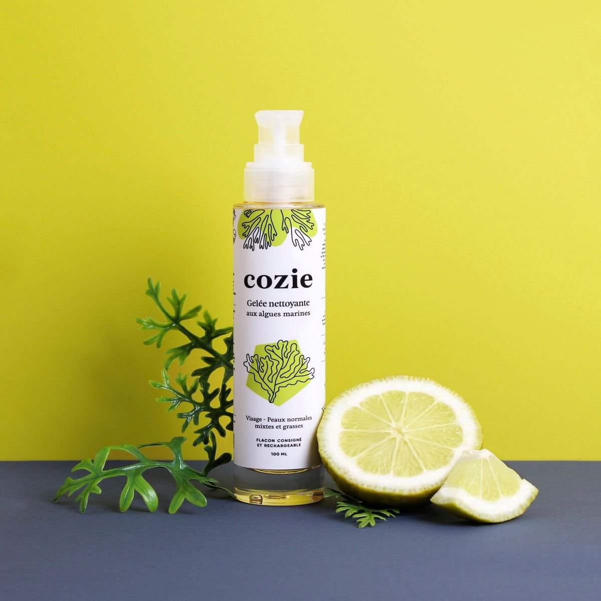 Gelée Nettoyante Visage aux Algues Marines par COZIE – vue complémentaire 2