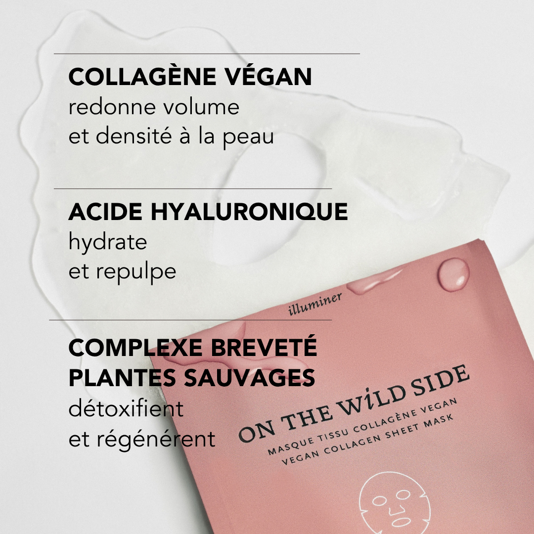 Actifs du Masque Collagène Vegan On The Wild Side