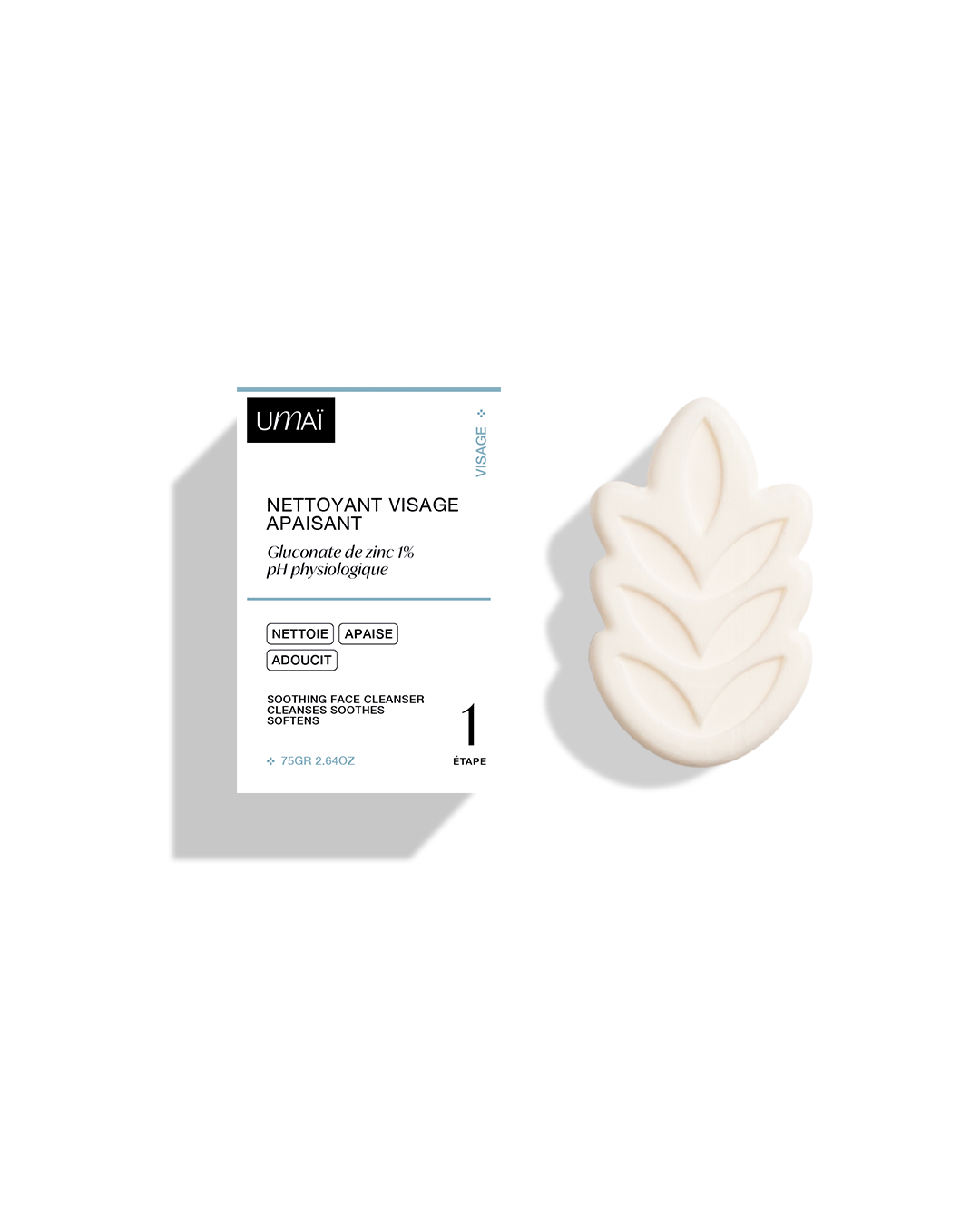 Nettoyant Visage Apaisant par UMAÏ – vue principale du produit