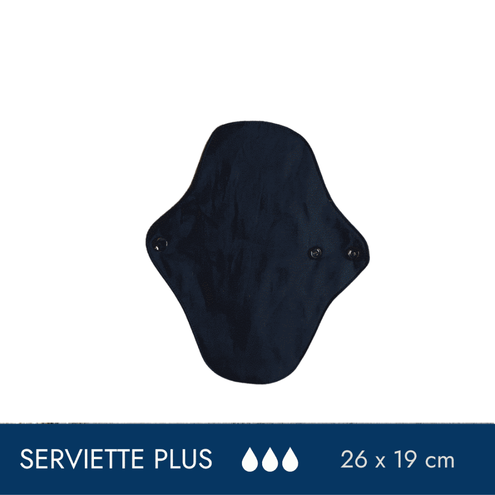Serviette hygiénique lavable - Flux PLUS