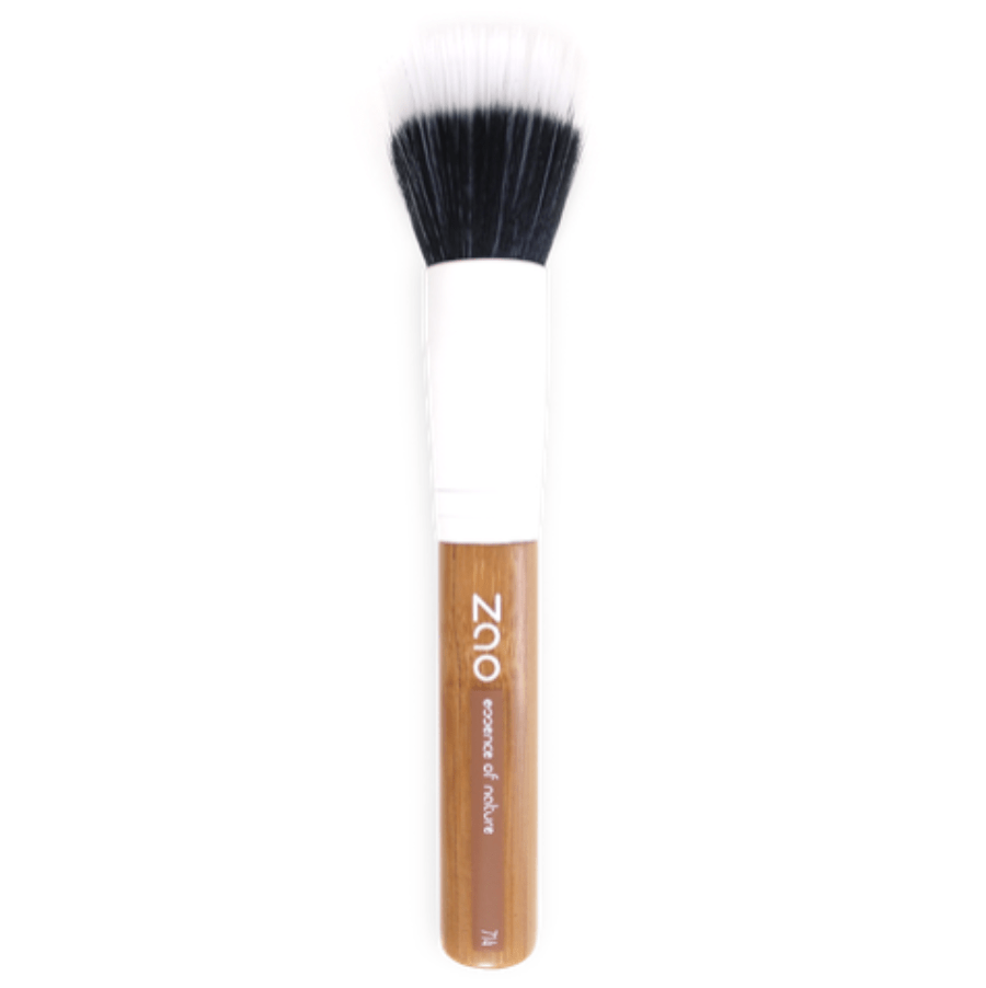 Pinceau de Teint en Fibre Duo par ZAO – vue principale du produit