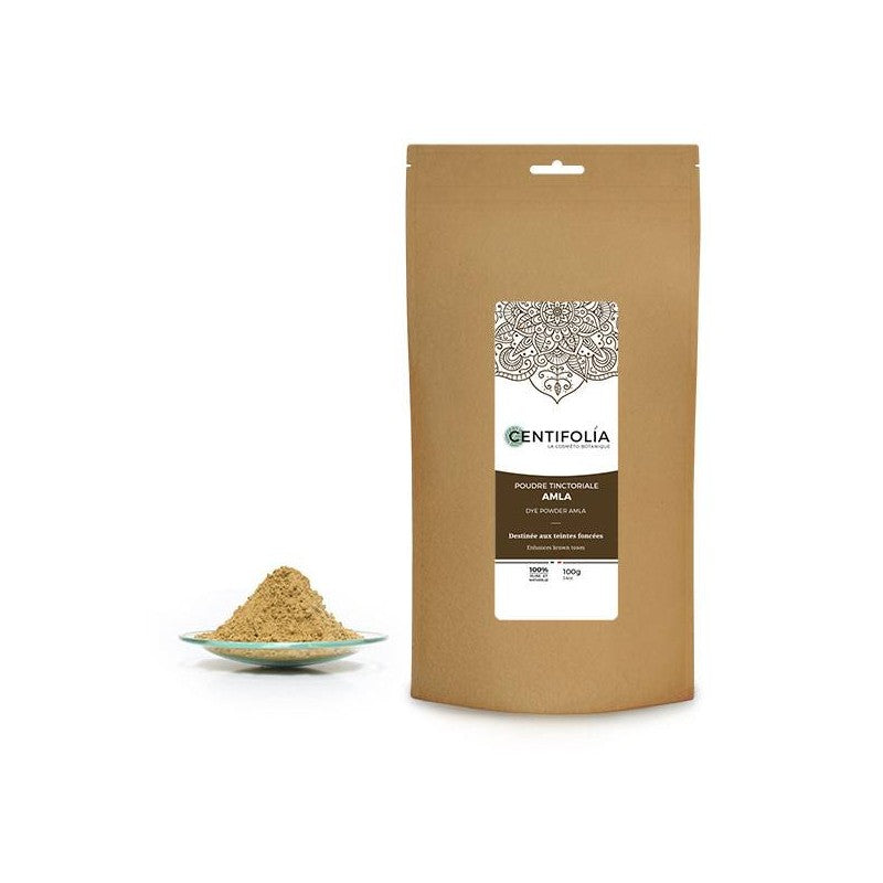 Poudre tinctoriale d'Amla fortifiante par CENTIFOLIA – vue principale du produit
