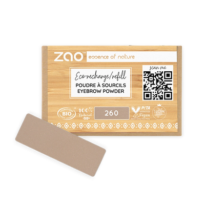 Recharge Poudre à Sourcils par ZAO – vue principale du produit