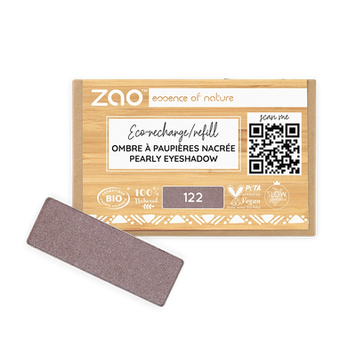 Recharge fard à paupières rectangle nacré par ZAO – vue complémentaire 2