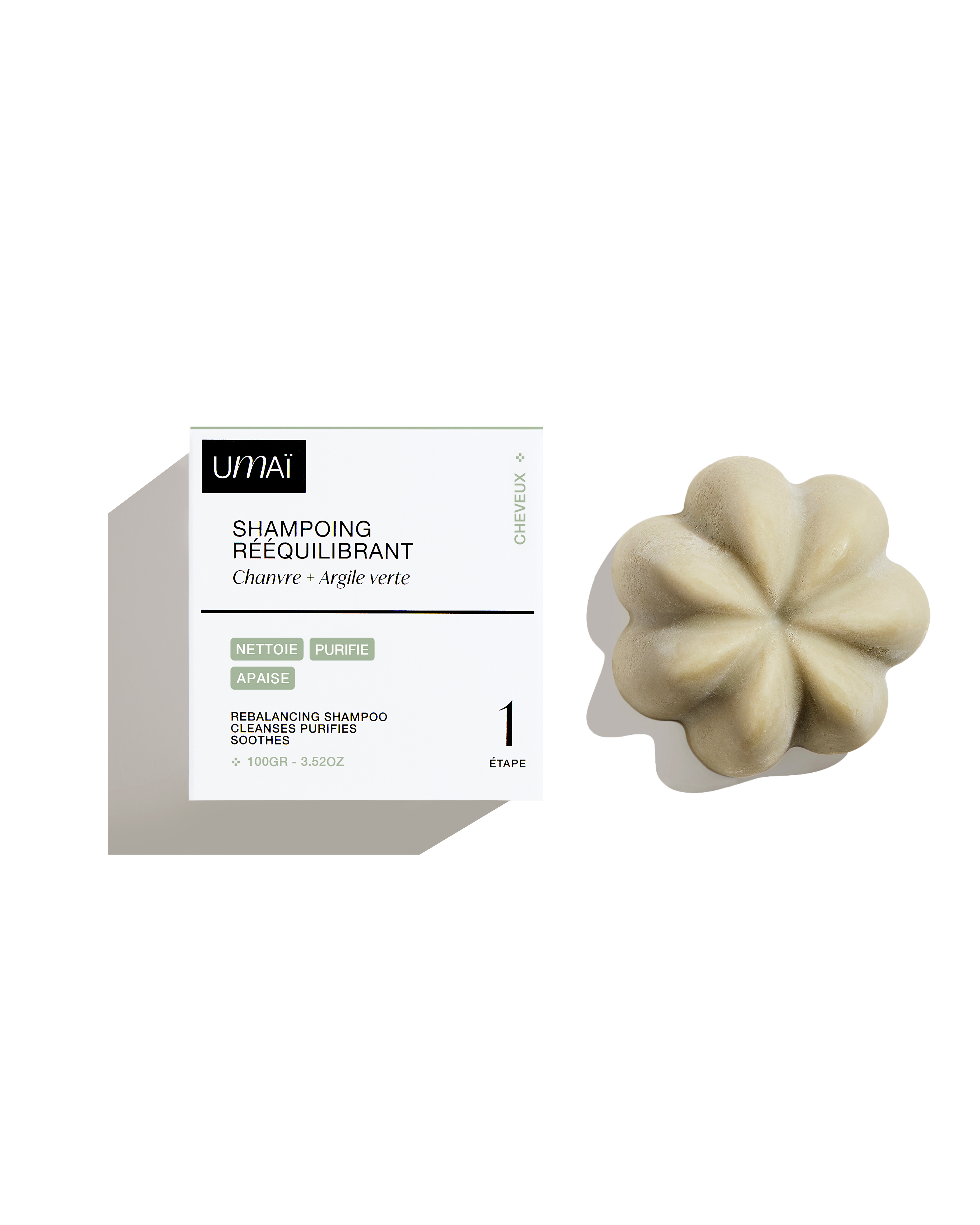 Shampoing Rééquilibrant par UMAÏ – vue principale du produit