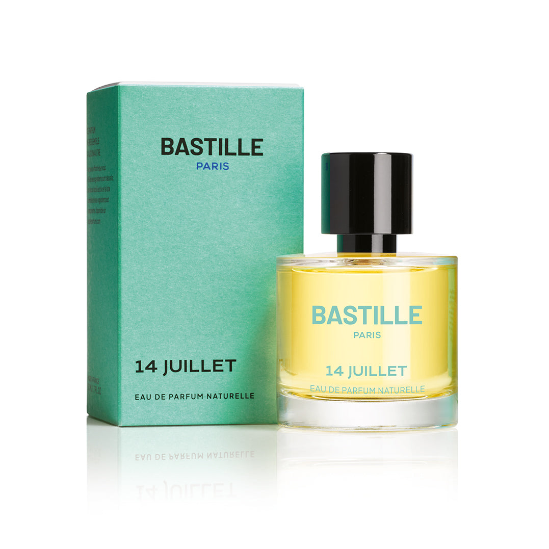 14 JUILLET - Eau de Parfum par BASTILLE – produit et son étui