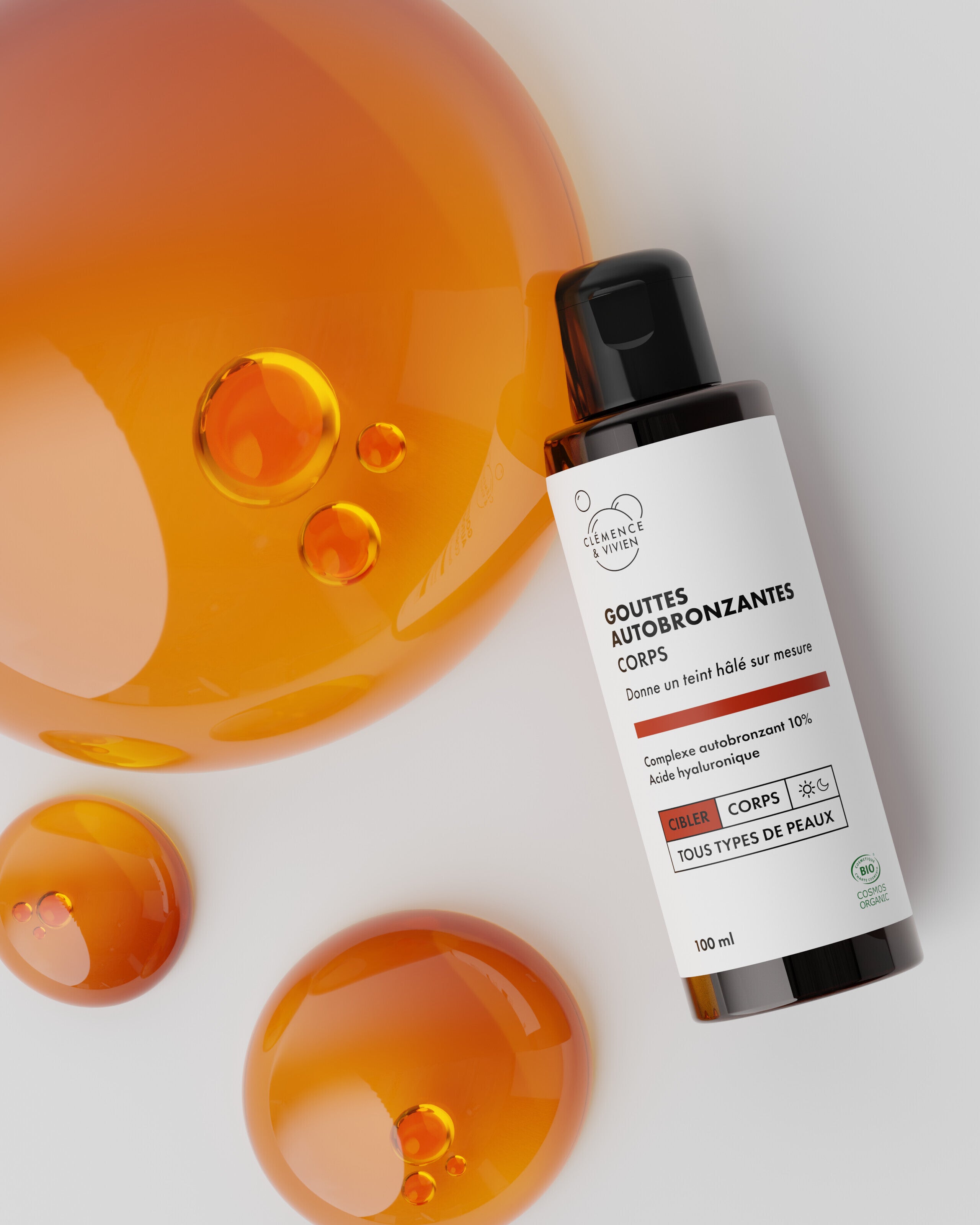 Gouttes autobronzantes corps