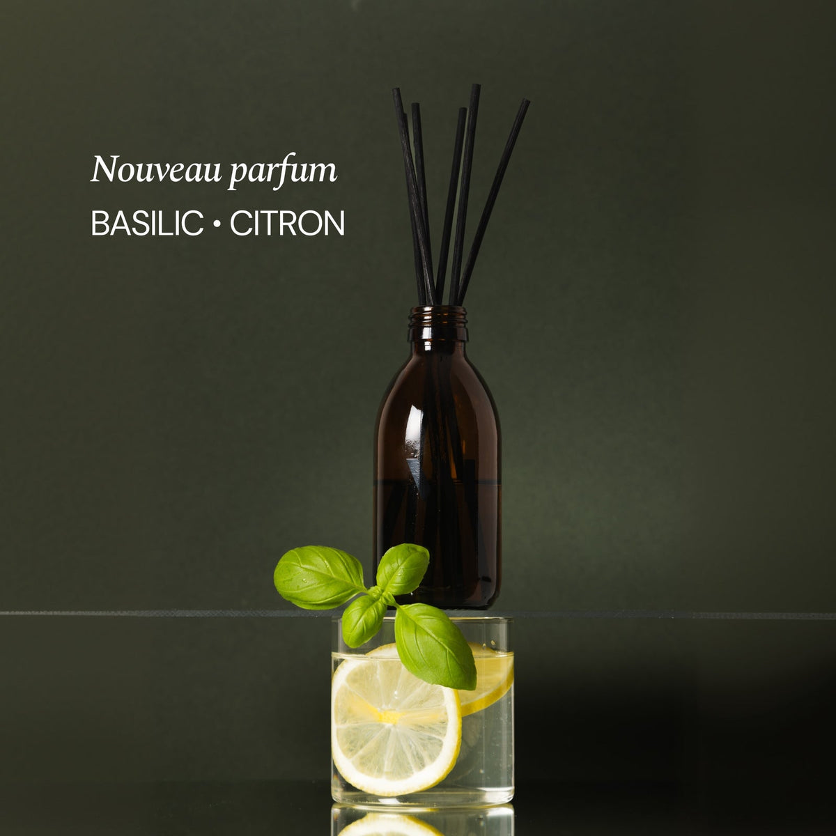 Diffuseur de parfum Basilic Citron What Matters rechargeable 100 ml