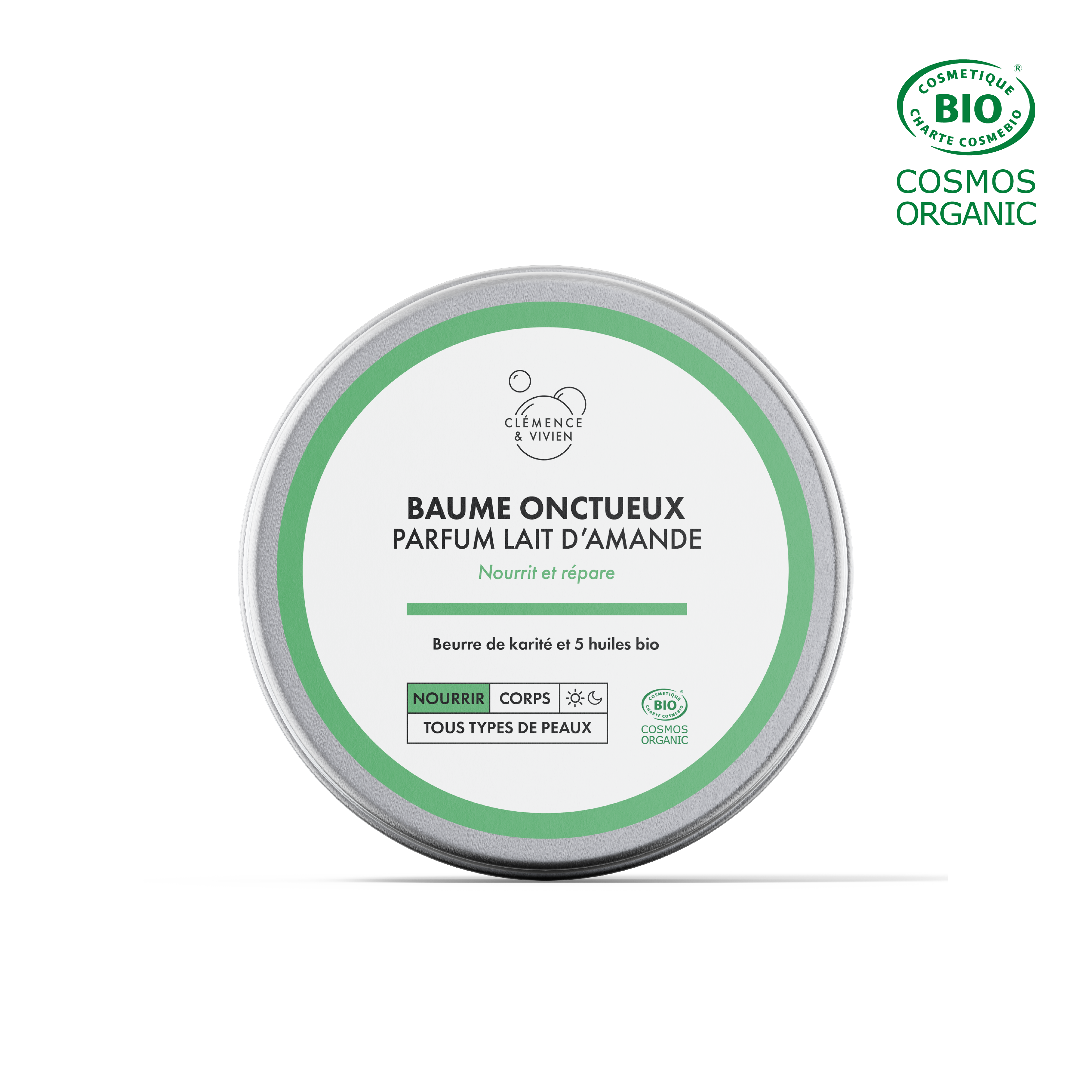 Baume Onctueux - Lait d'amande par CLÉMENCE & VIVIEN – vue principale du produit