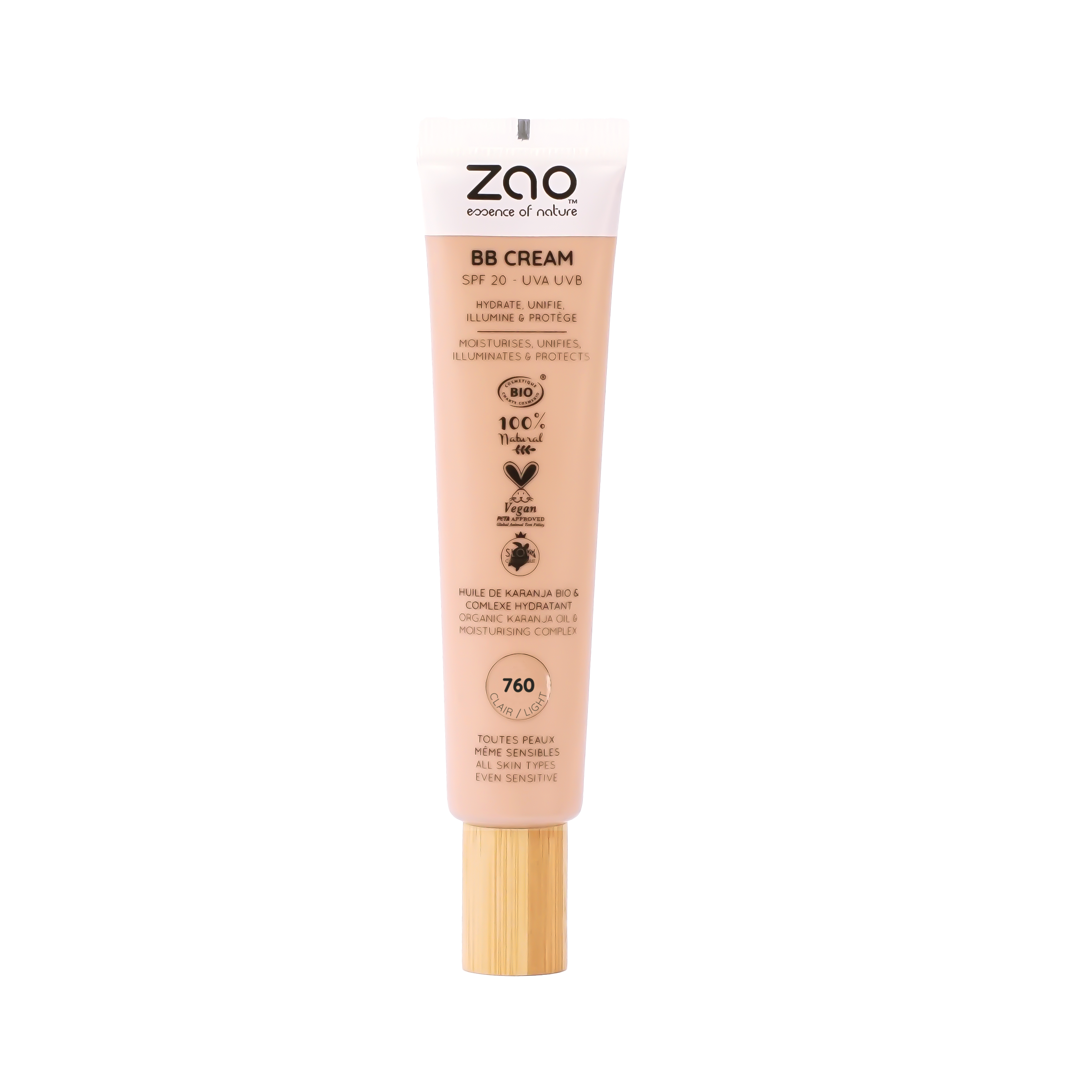 BB Crème SPF 20 par ZAO – vue principale du produit