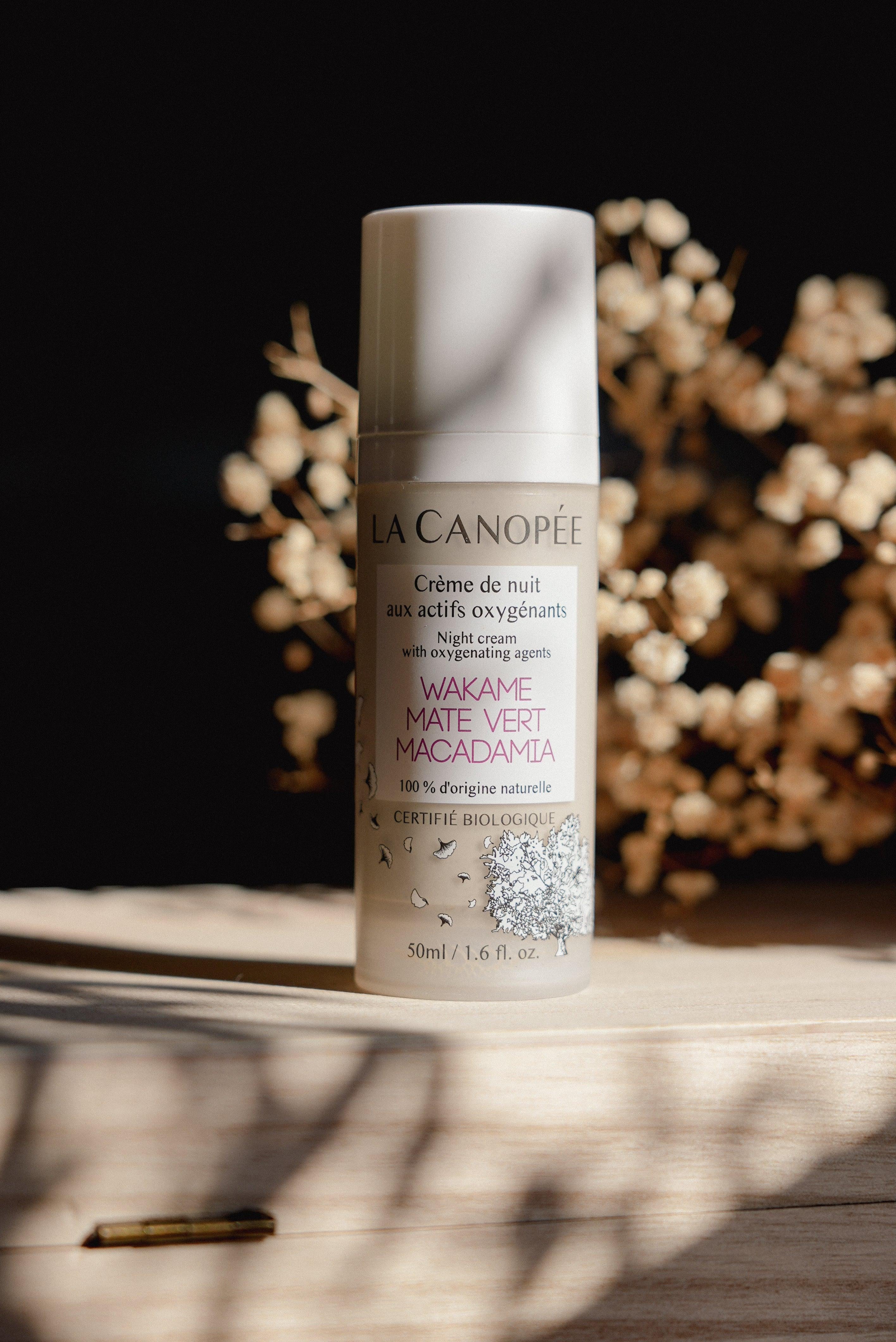 Crème de Nuit aux Actifs Oxygénants par LA CANOPÉE – vue complémentaire 2