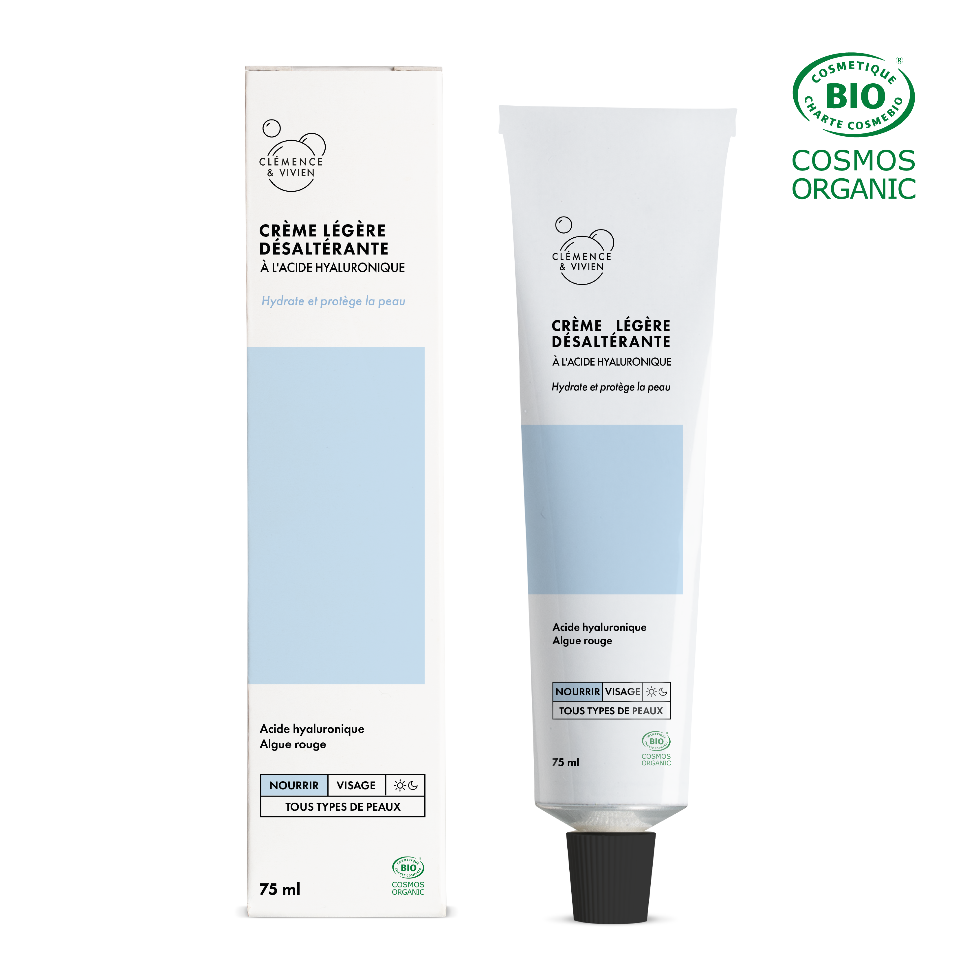 Crème Légère Désaltérante par CLÉMENCE & VIVIEN – vue principale du produit