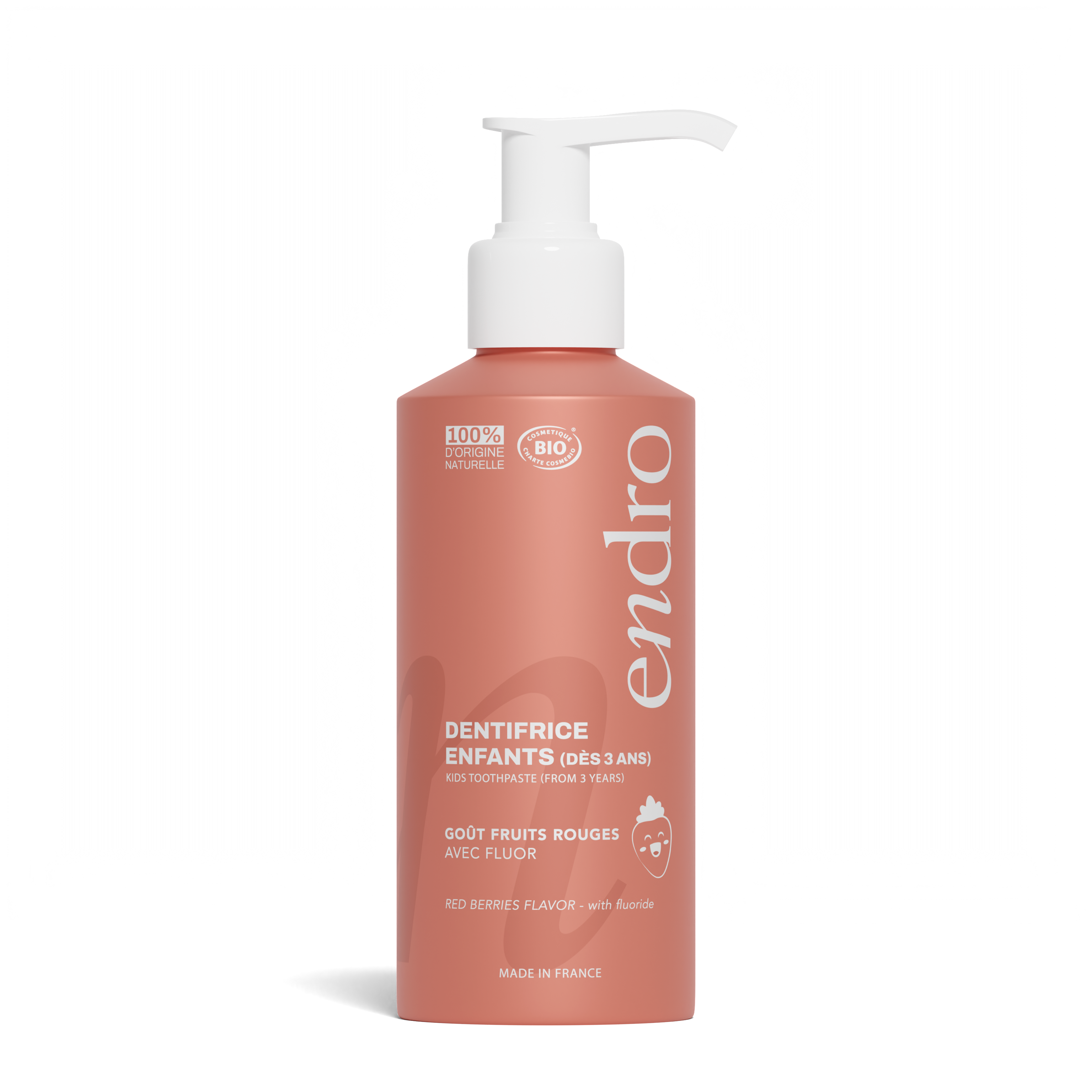 Dentifrice Enfants au Fluor par ENDRO – vue principale du produit