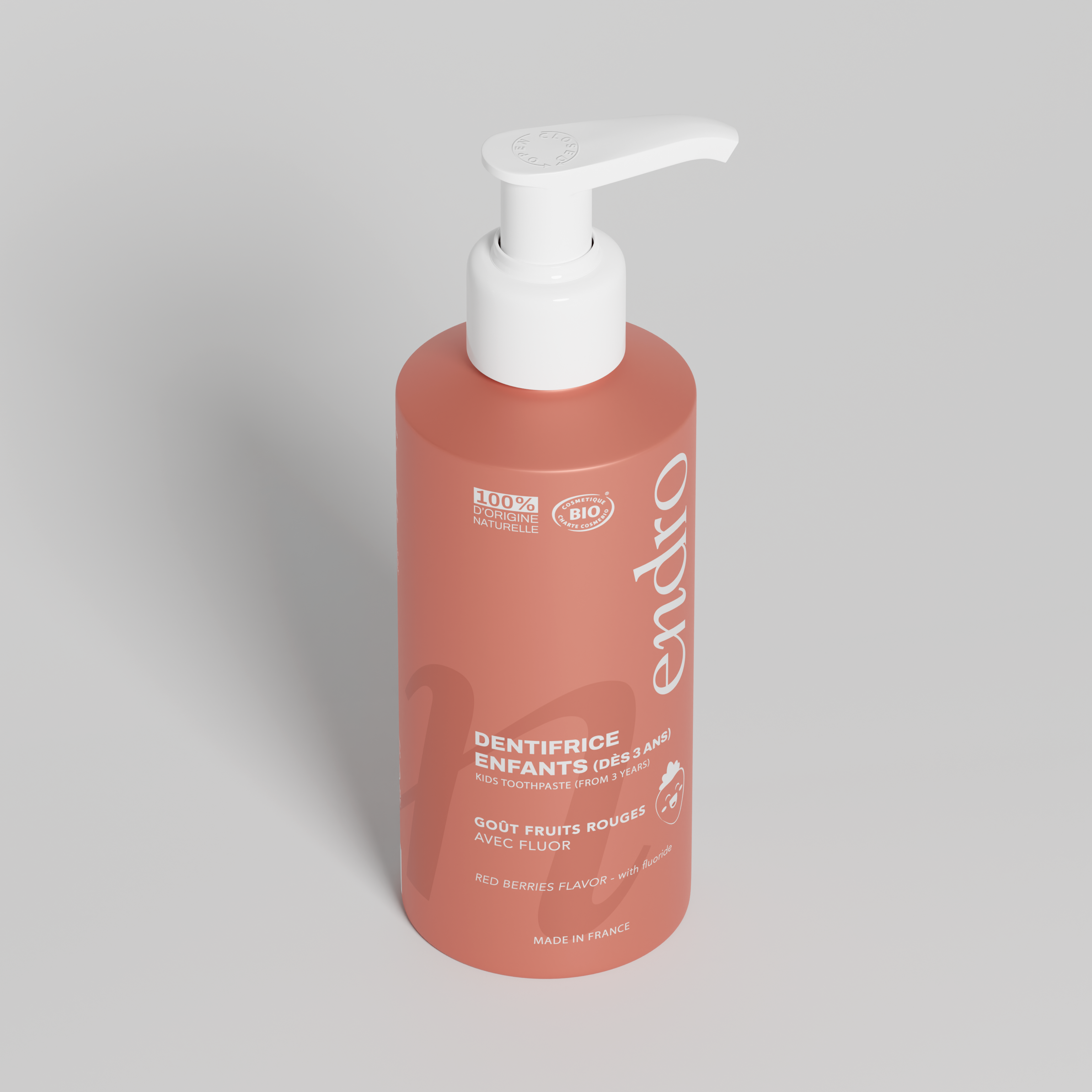 Dentifrice Enfants au Fluor par ENDRO – vue complémentaire 2