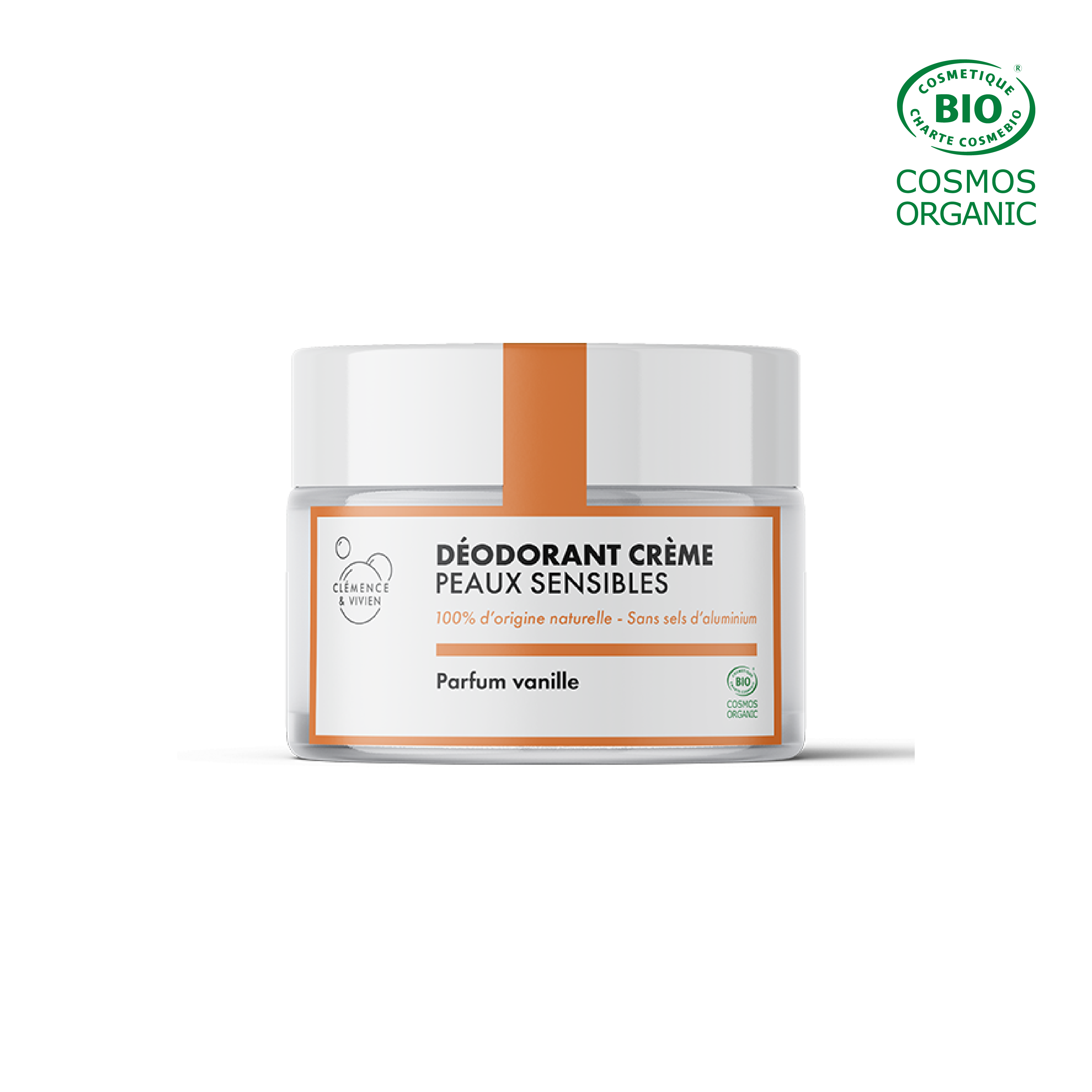 Déodorant Peau Sensible - Vanille par CLÉMENCE & VIVIEN – vue principale du produit