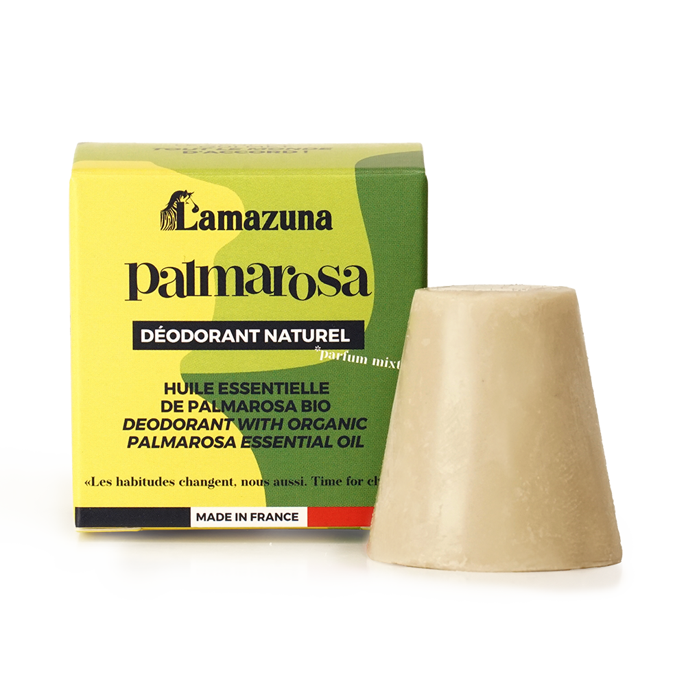 Déodorant Solide Palmarosa par LAMAZUNA – vue principale du produit