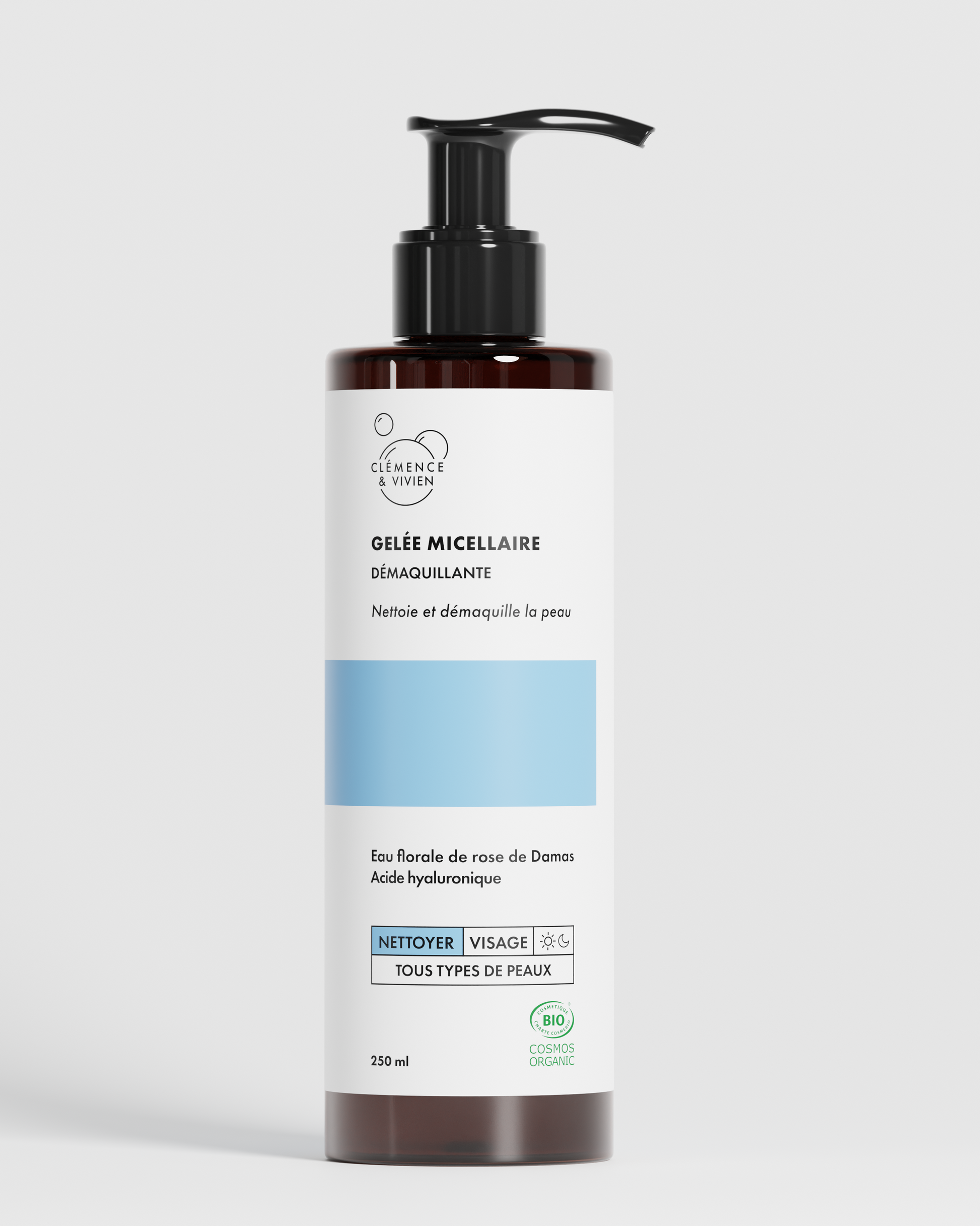 Gelée micellaire démaquillante Clémence & Vivien 250 ml