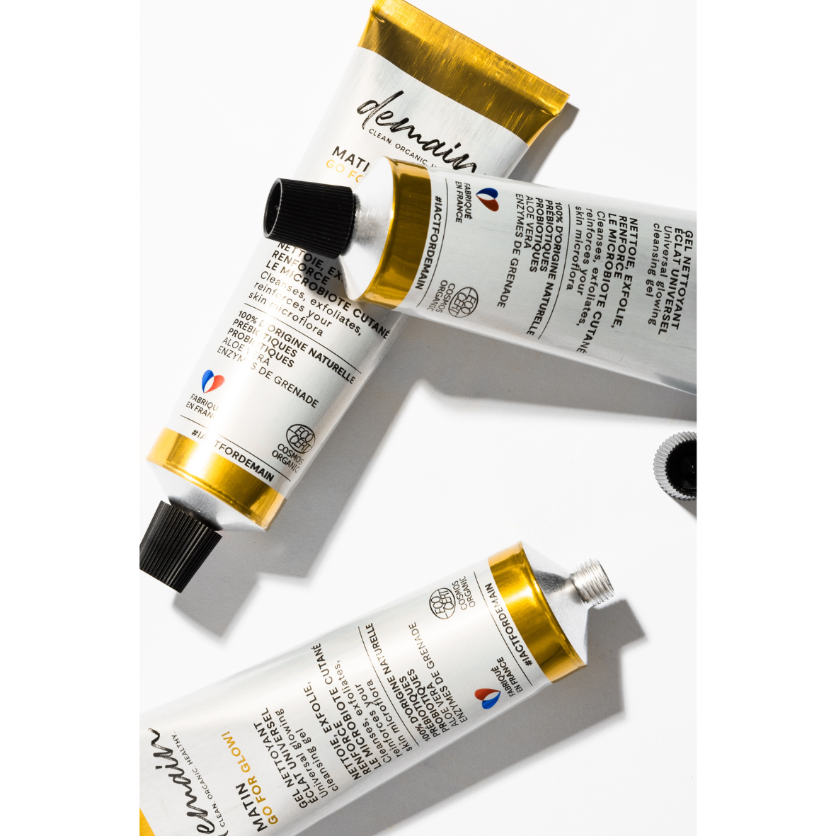 GO FOR GLOW  - Gel nettoyant exfoliant éclat universel par DEMAIN BEAUTY – vue complémentaire 3