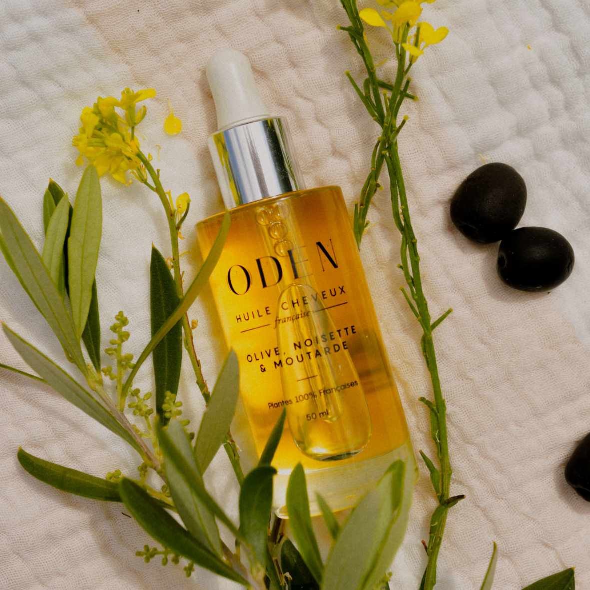 Huile Cheveux par ODEN – vue complémentaire 2
