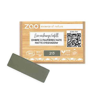 Recharge fard à paupières rectangle mate par ZAO – teinte thumbnail