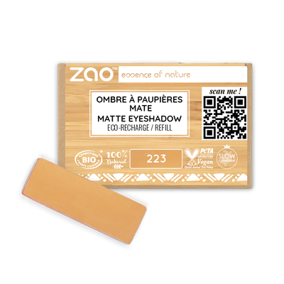 Recharge fard à paupières rectangle mate par ZAO – teinte thumbnail