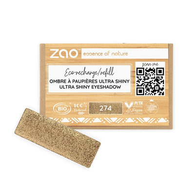 Recharge fard à paupières rectangle shiny par ZAO – teinte thumbnail