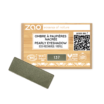 Recharge fard à paupières rectangle nacré par ZAO – vue complémentaire 10