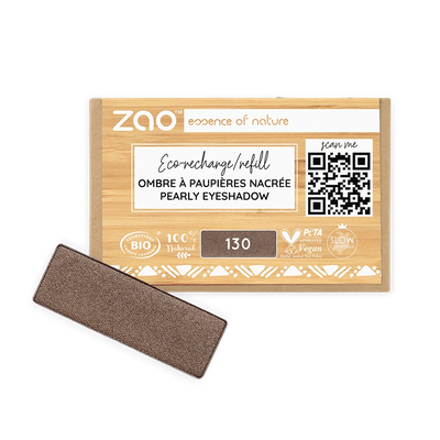 Recharge fard à paupières rectangle nacré par ZAO – vue complémentaire 5