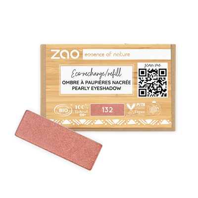 Recharge fard à paupières rectangle nacré par ZAO – vue complémentaire 7