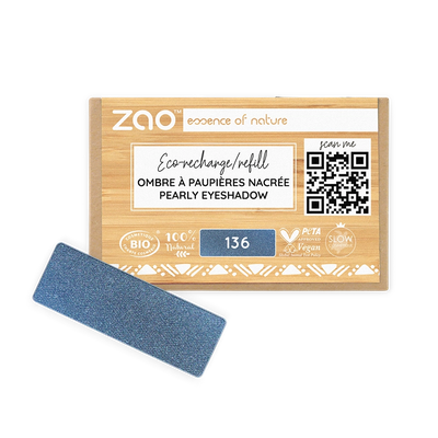 Recharge fard à paupières rectangle nacré par ZAO – vue complémentaire 9