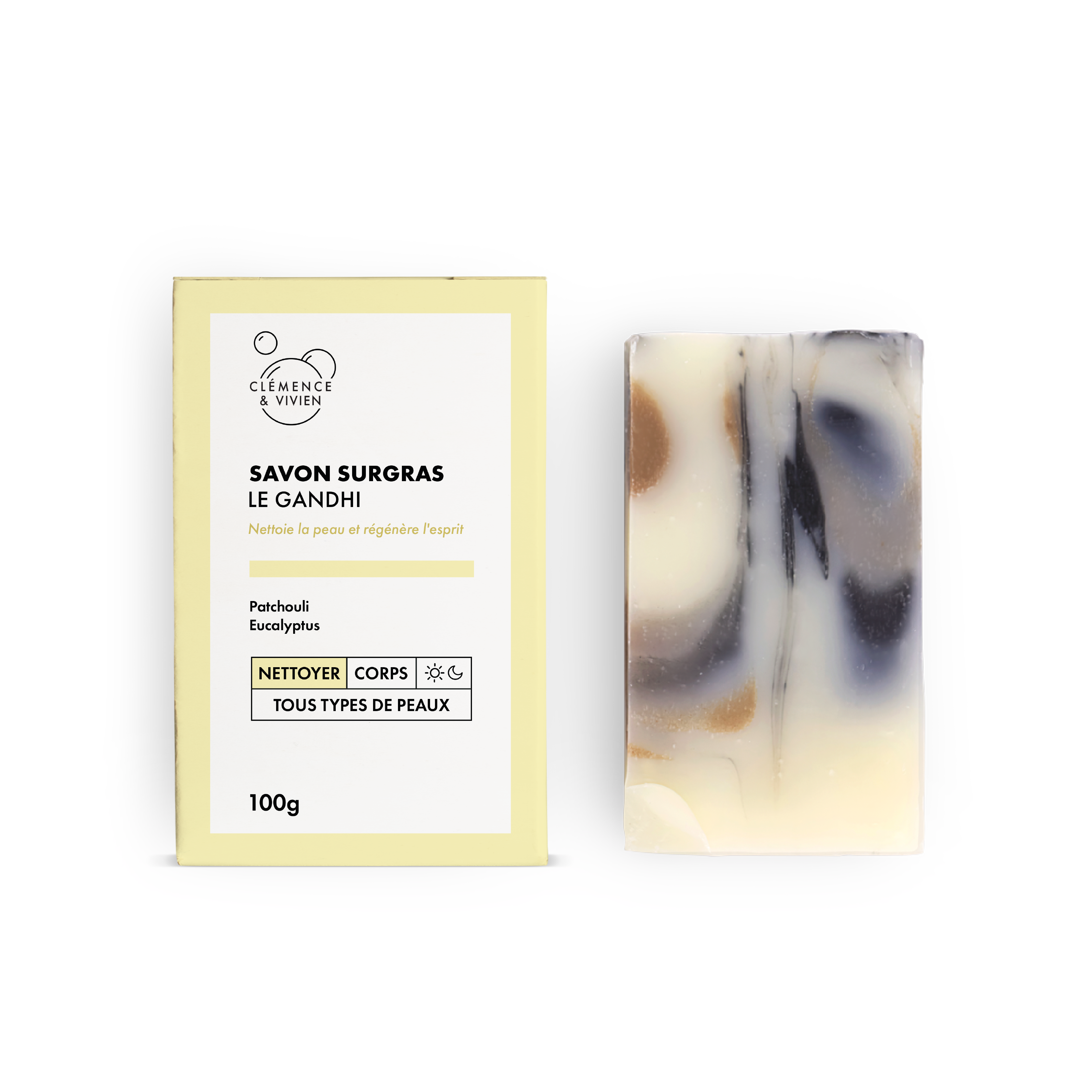 Savon Euphorisant - Le Gandhi par CLÉMENCE & VIVIEN – vue principale du produit