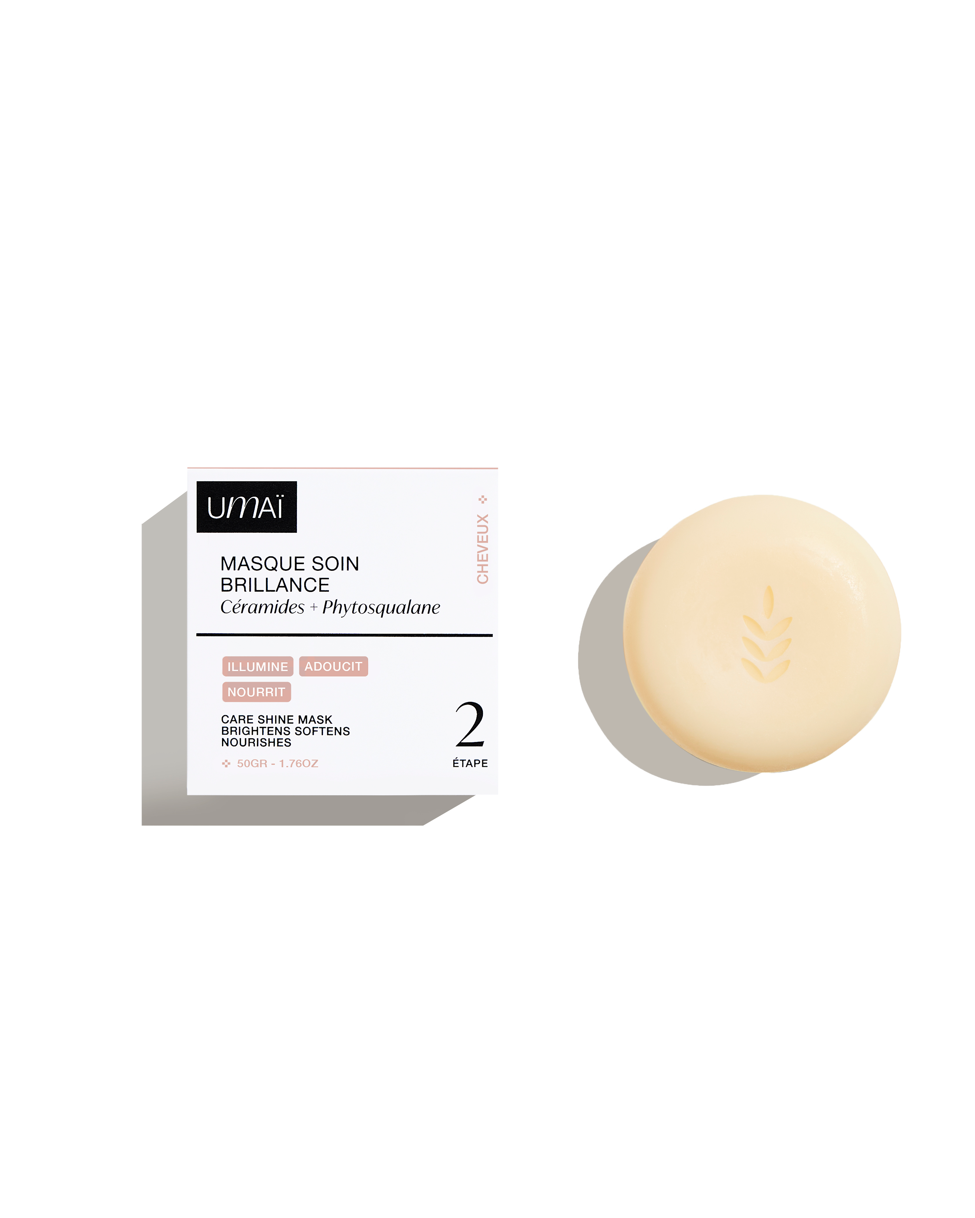 Masque Soin Brillance UMAÏ – vue principale du produit